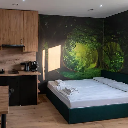 Green Room Z Opcja Jacuzzi Катовіце Екстер'єр фото